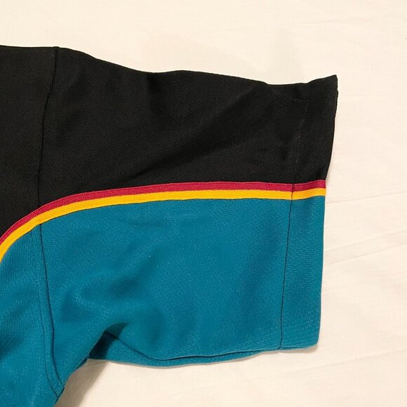 Vintage Nike NBA Detroit Pistons Short Sleeve Shooting Shirt Mens Medium - Picture 13 of 16